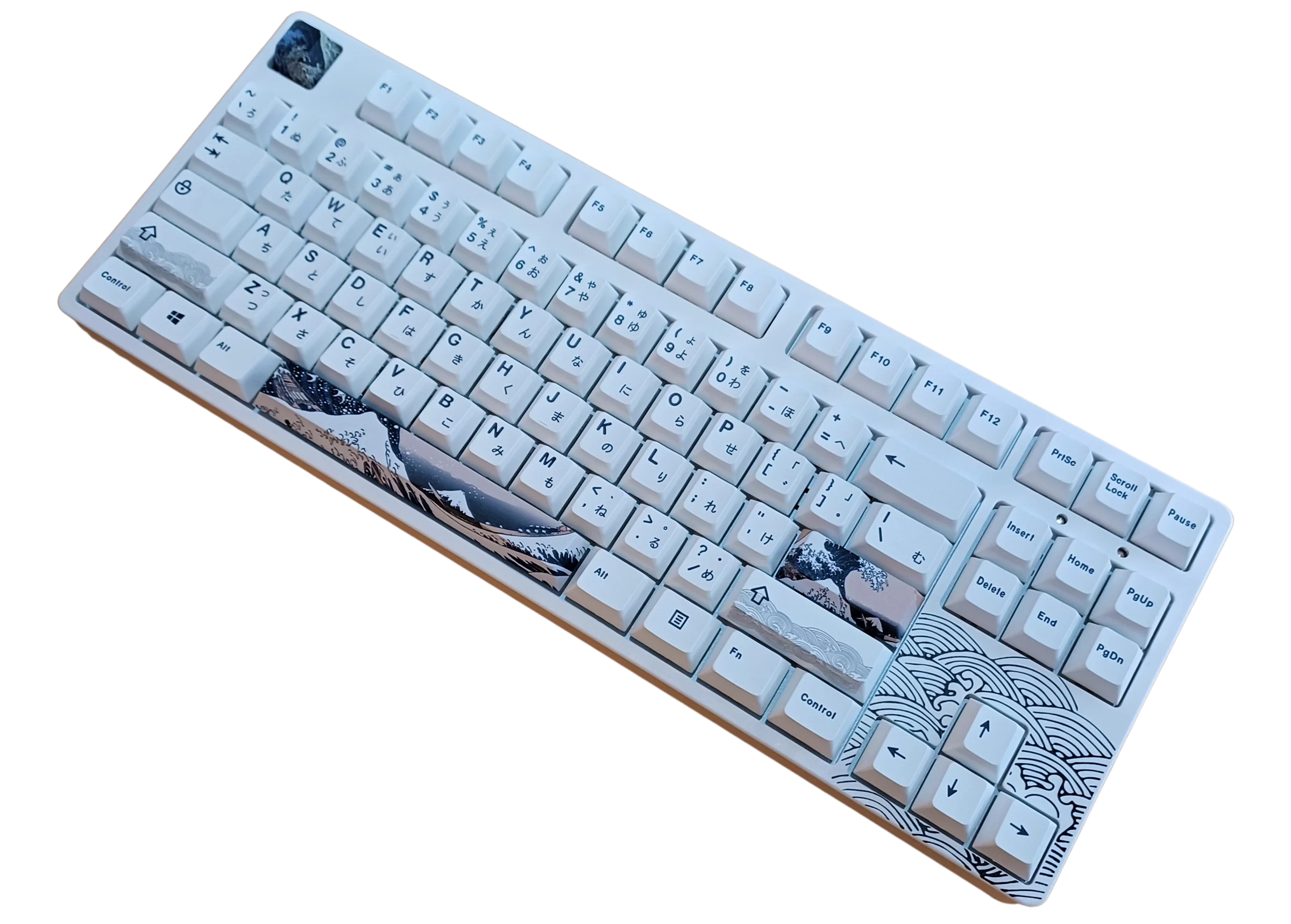 KBParadise Great Wave Japan 126 Key Cherry Profile Dye Sub PBT Keycap Set - Image 4