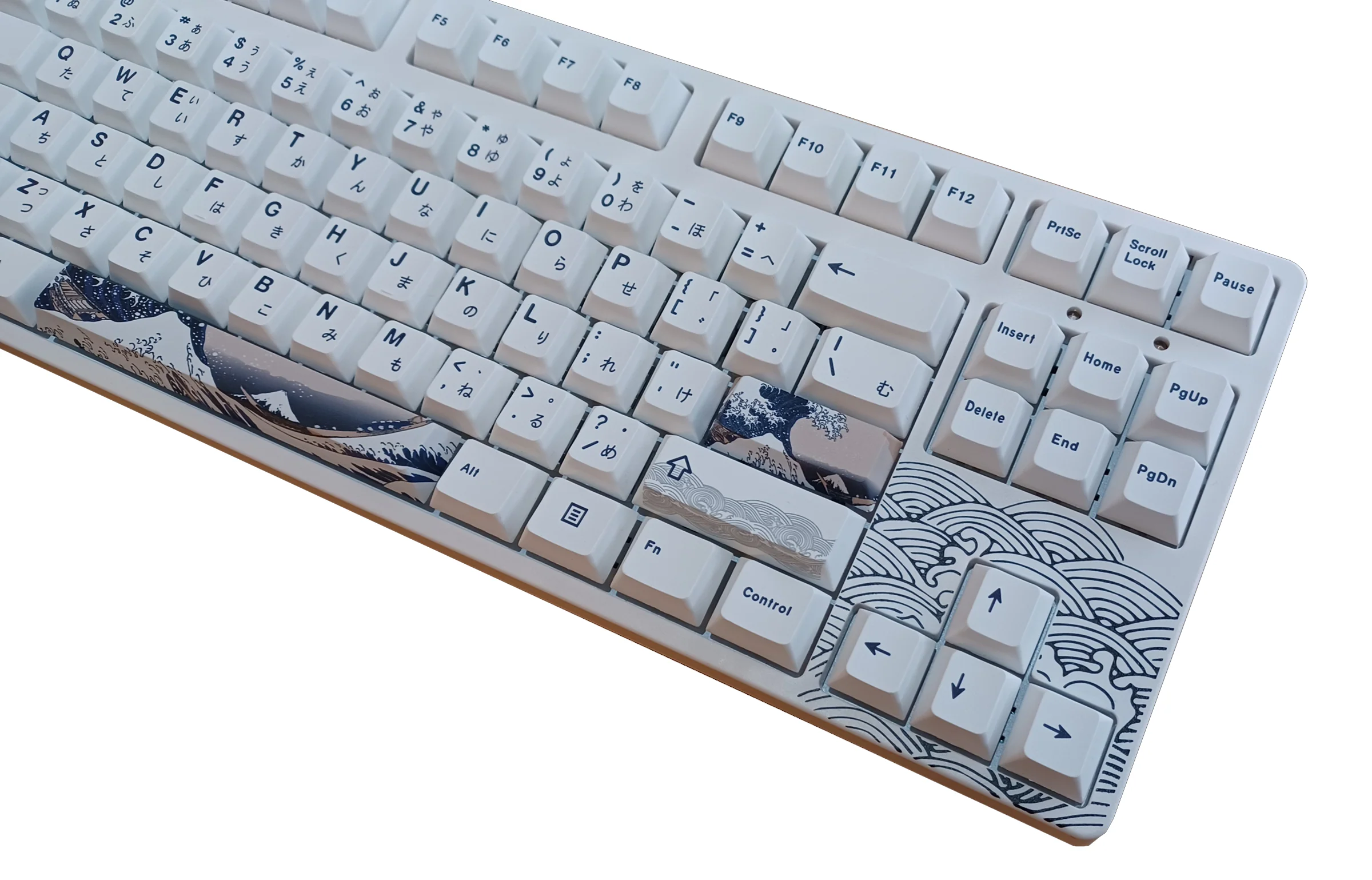 KBParadise Great Wave Japan 126 Key Cherry Profile Dye Sub PBT Keycap Set - Image 5