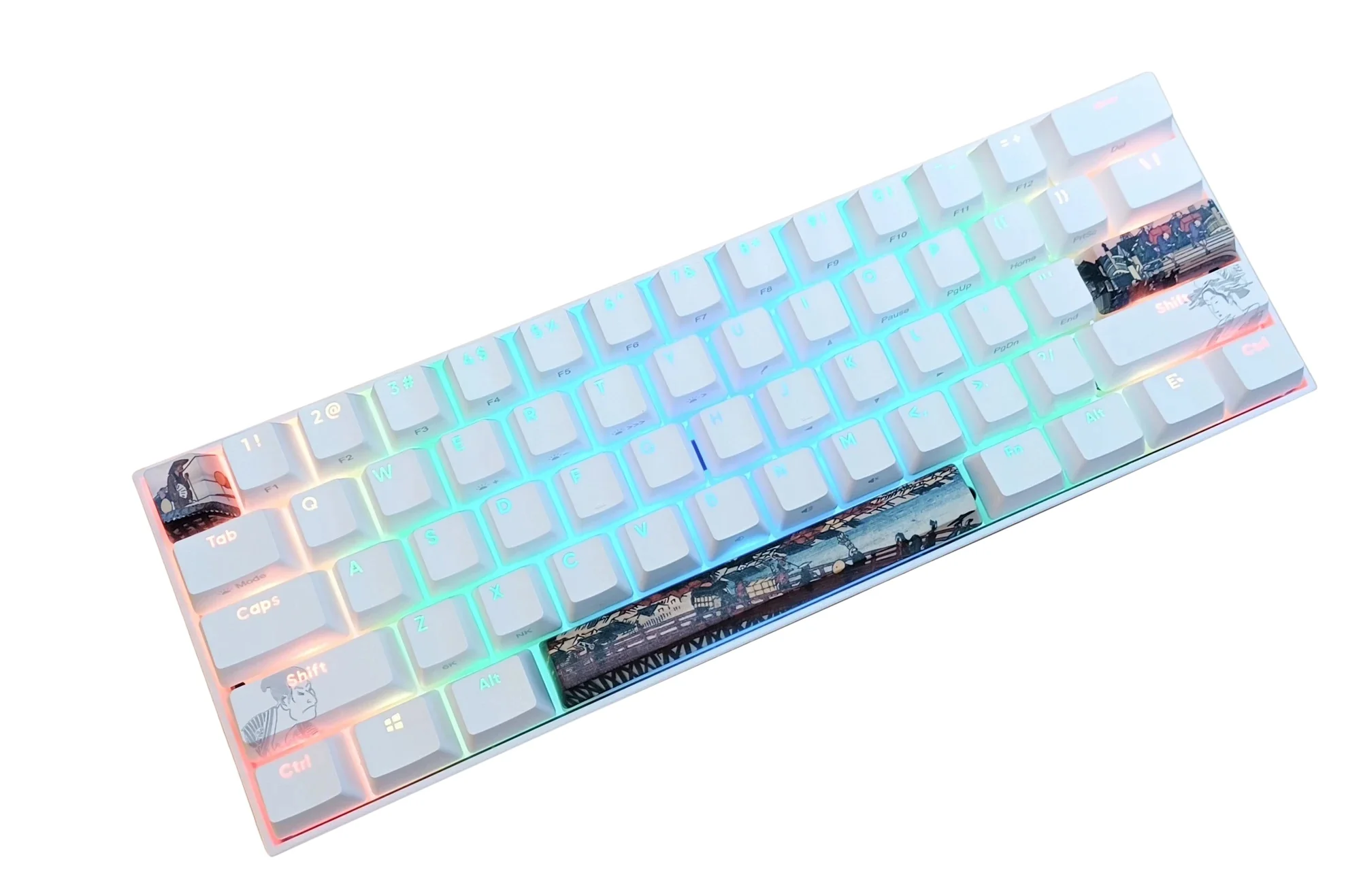 KBParadise V60 The 2 53 Station RGB LED 60% PBT Hotswap Mechanical Keyboard - Image 3
