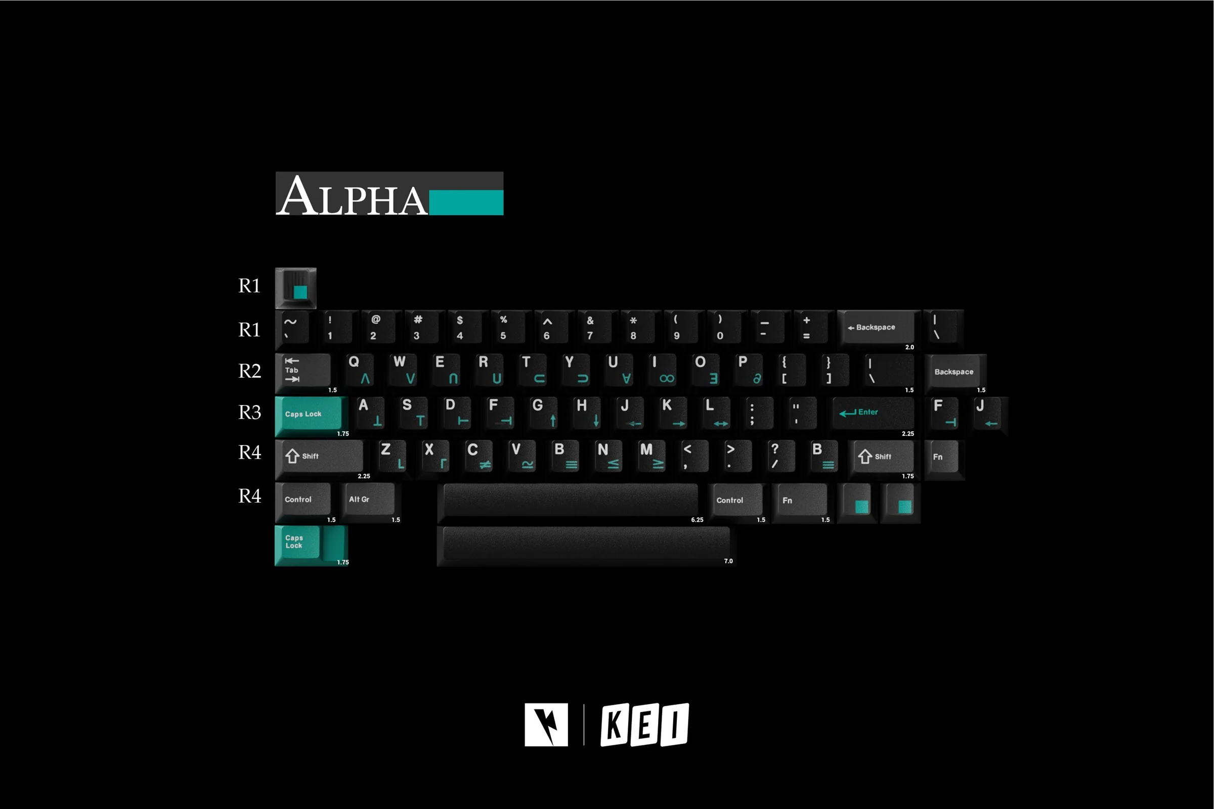 Key Kobo Dolch Cadet Cherry Profile ABS Keycap Set - Image 2