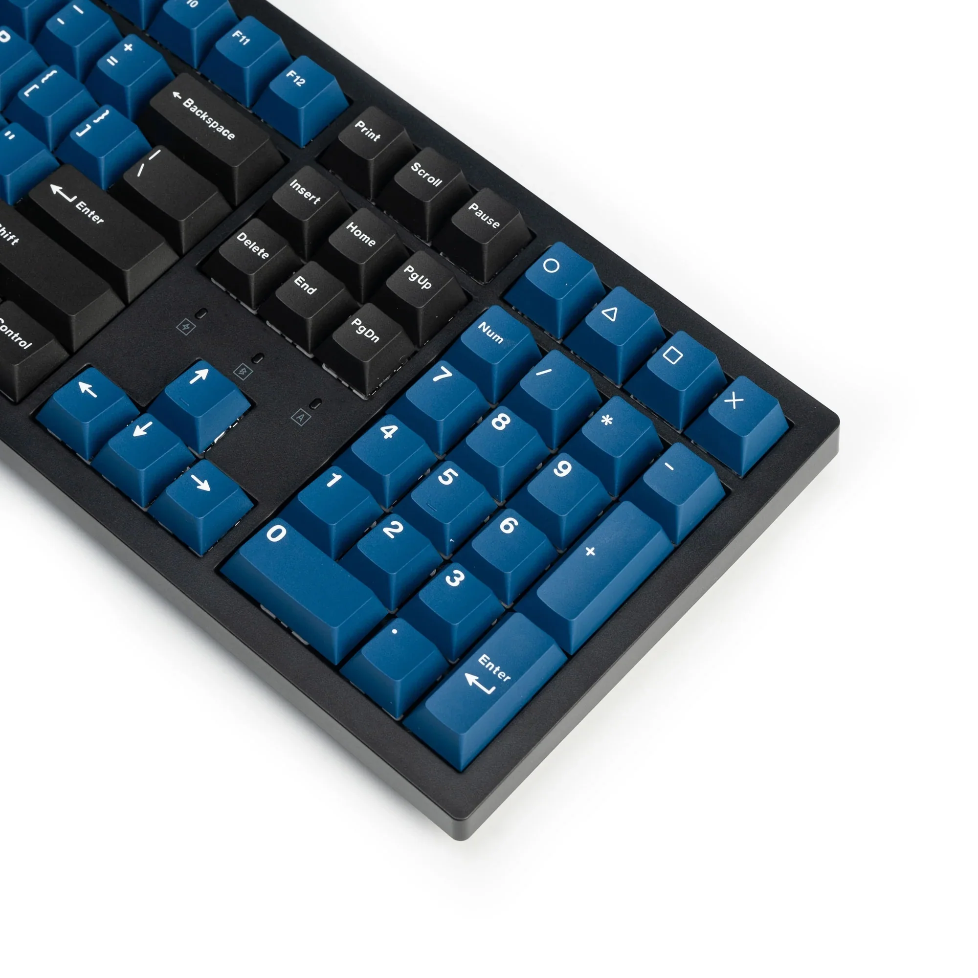 Keychron Blue / Black / Yellow 143 Key Cherry Profile Double Shot PBT Keycap Set - Image 6