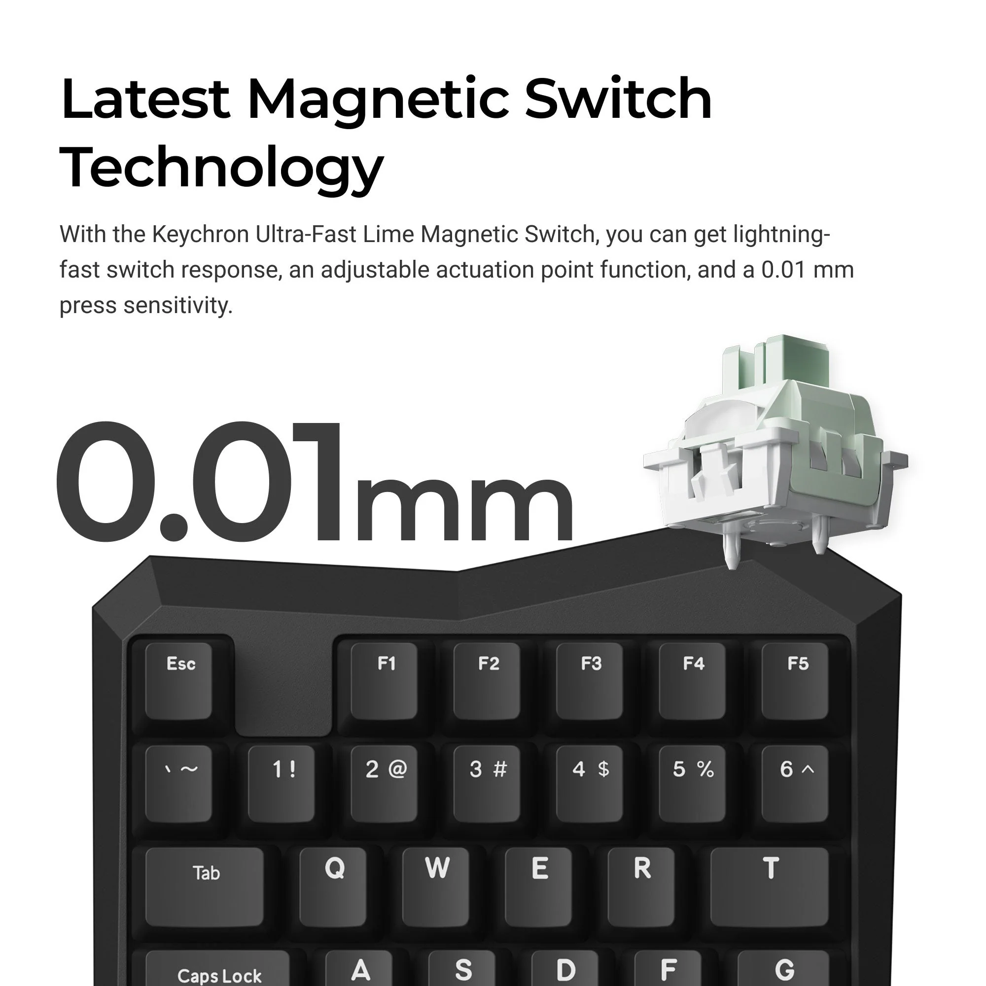 Keychron C0 HE One-Handed 8K Keyboard - Image 3