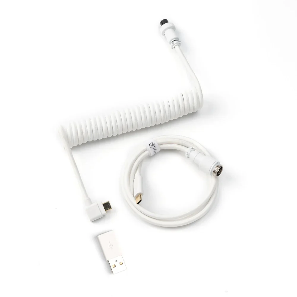 Keychron Coiled Aviator Cable Angled Connection