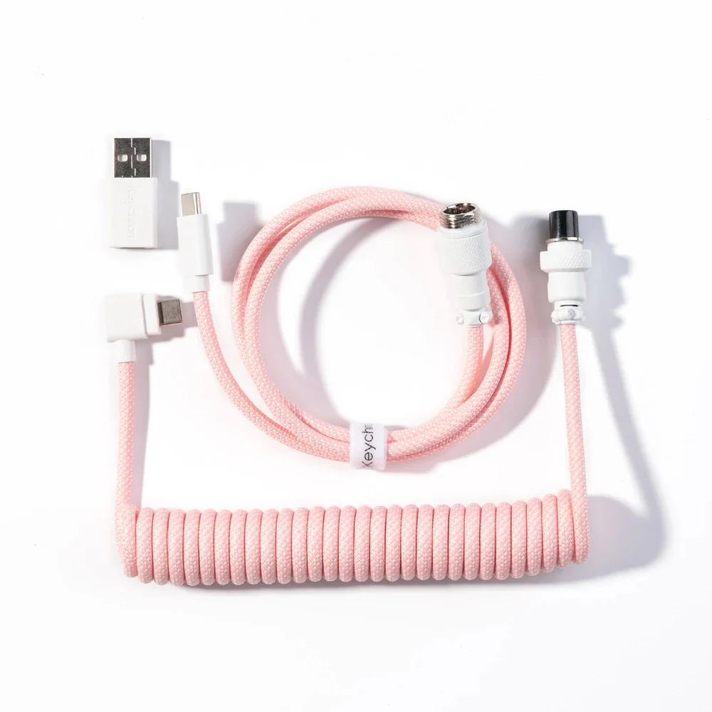 Keychron Coiled Aviator Cable Angled Connection - Image 6
