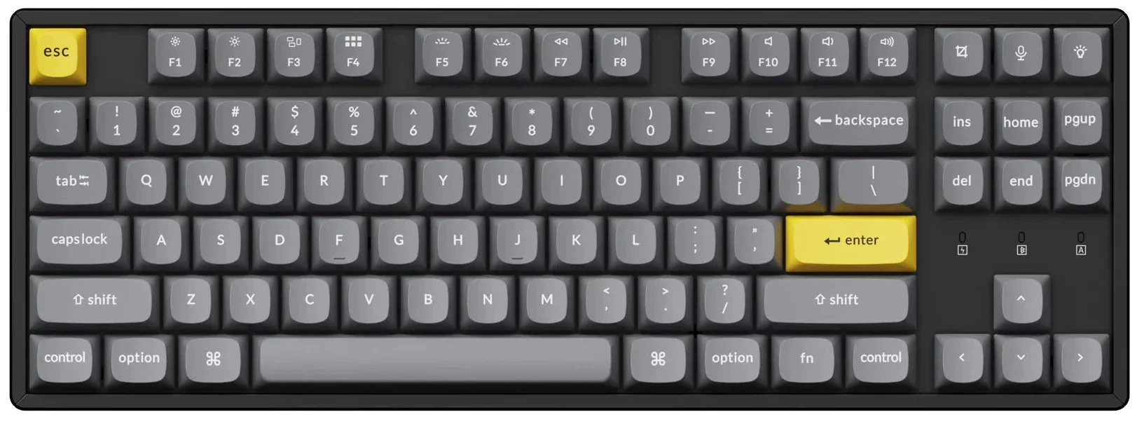 Keychron Dark Grey 141 Key OSA Profile Double Shot PBT Keycap Set - Image 3