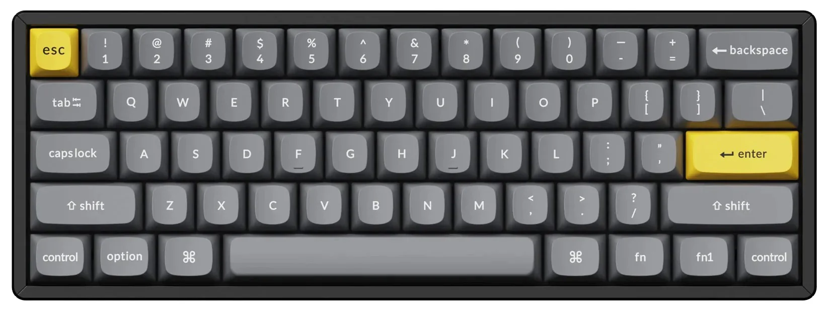 Keychron Dark Grey 141 Key OSA Profile Double Shot PBT Keycap Set - Image 4