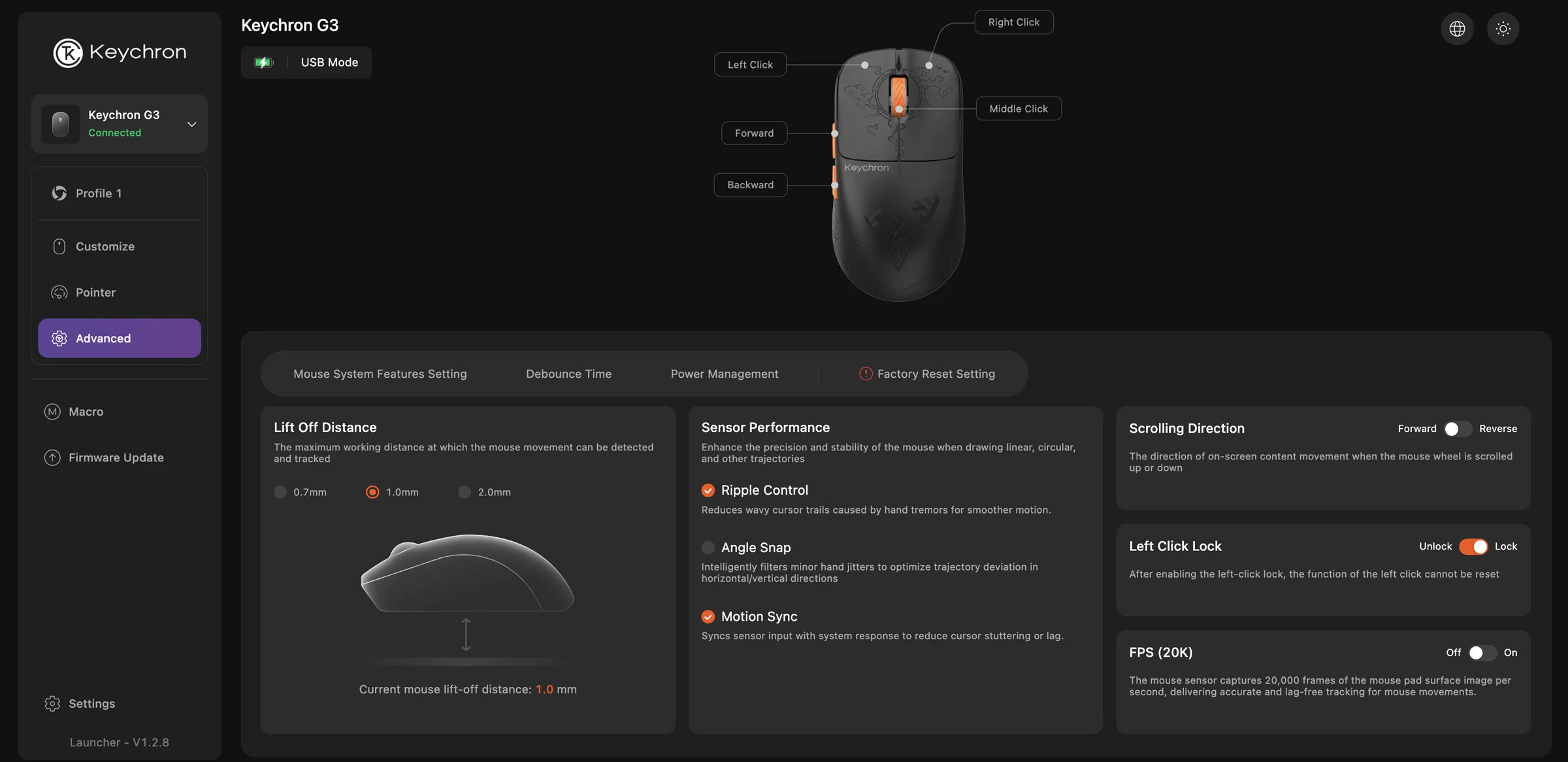 Keychron G3 3950 8K Wireless Mouse - Image 2