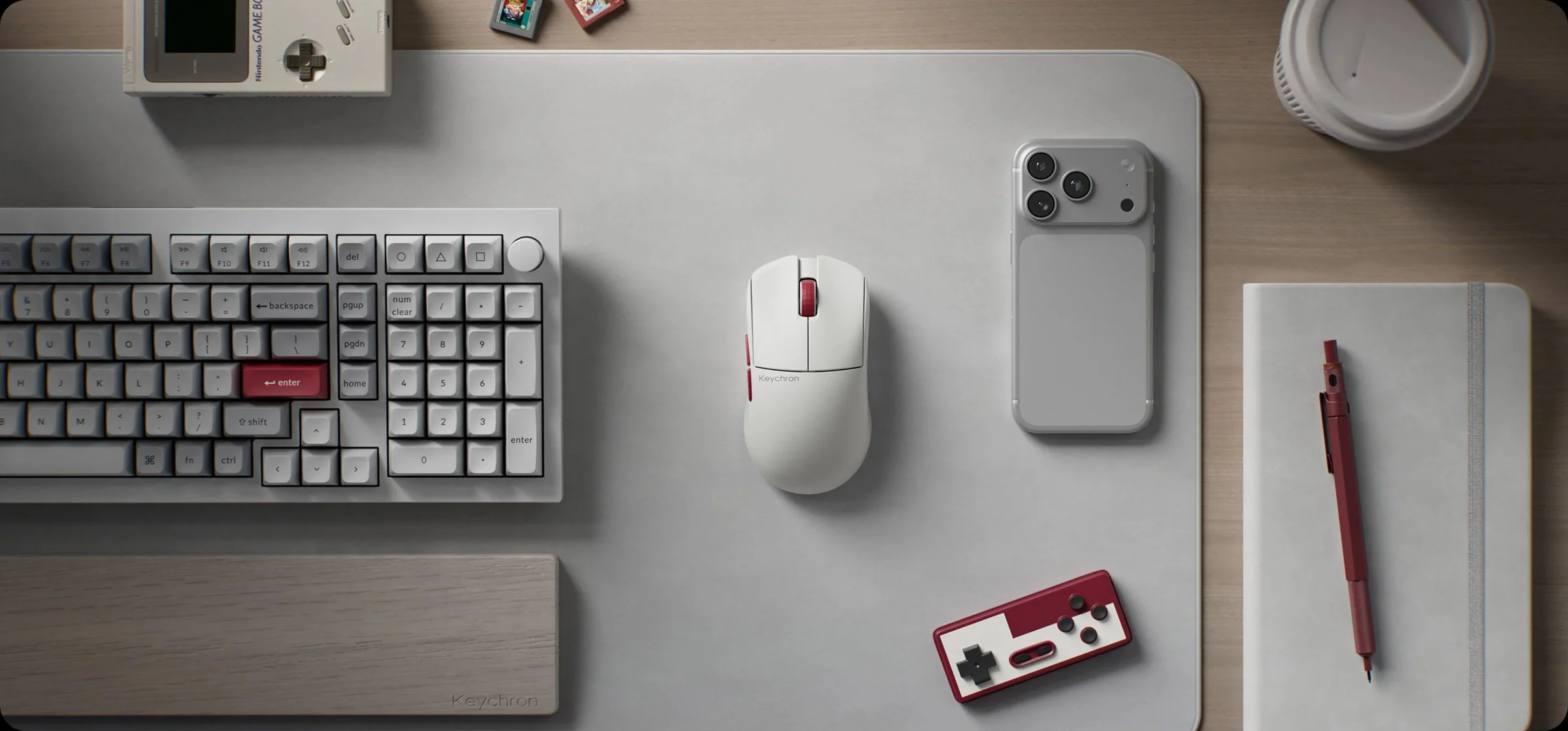 Keychron G4 3950 White 8K Wireless Mouse - Image 12