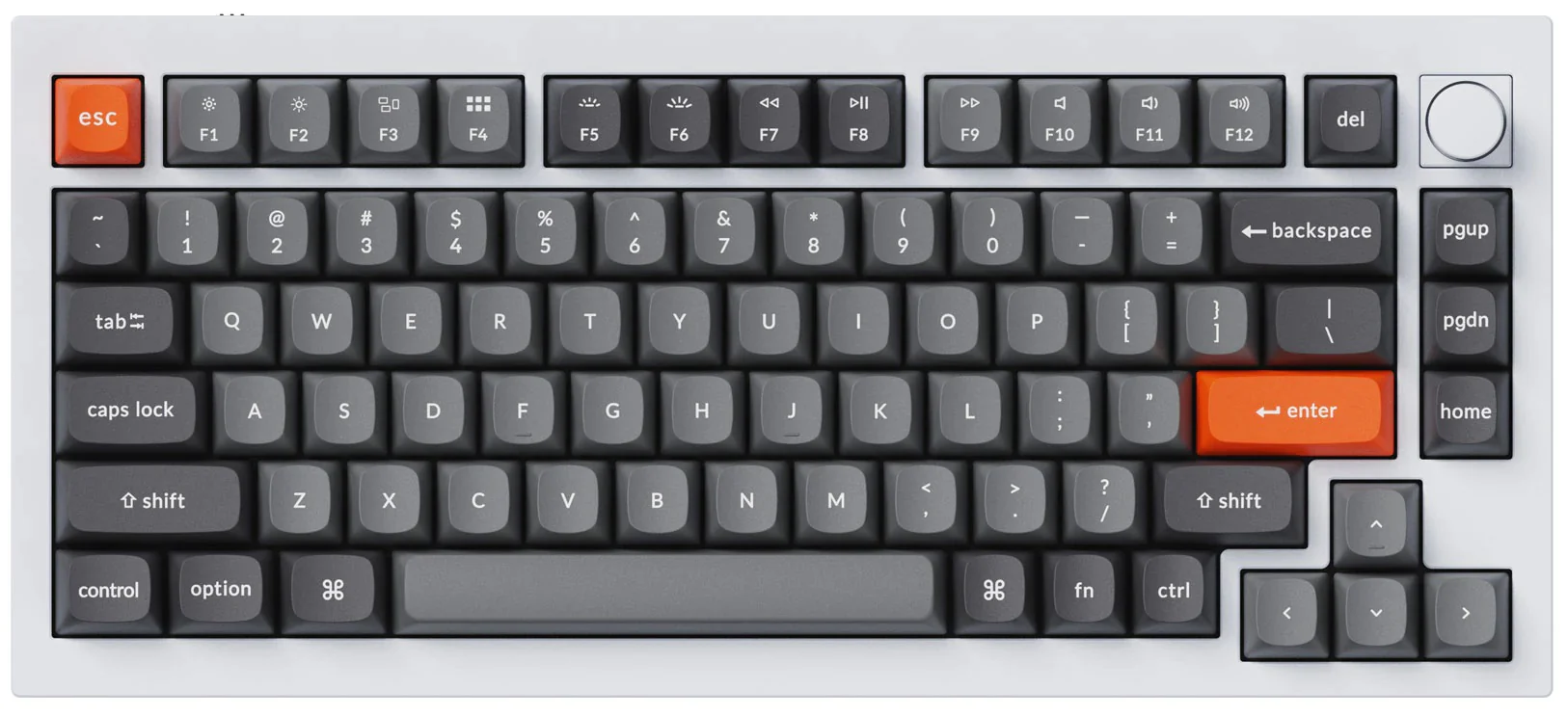 Keychron Grey 141 Key OSA Profile Double Shot PBT Keycap Set - Image 2