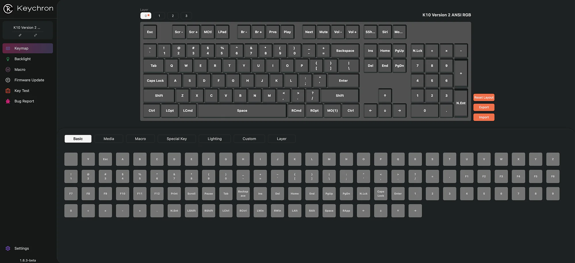Keychron K10 QMK V2 Aluminum Hotswap Wireless RGB Keyboard - Image 13
