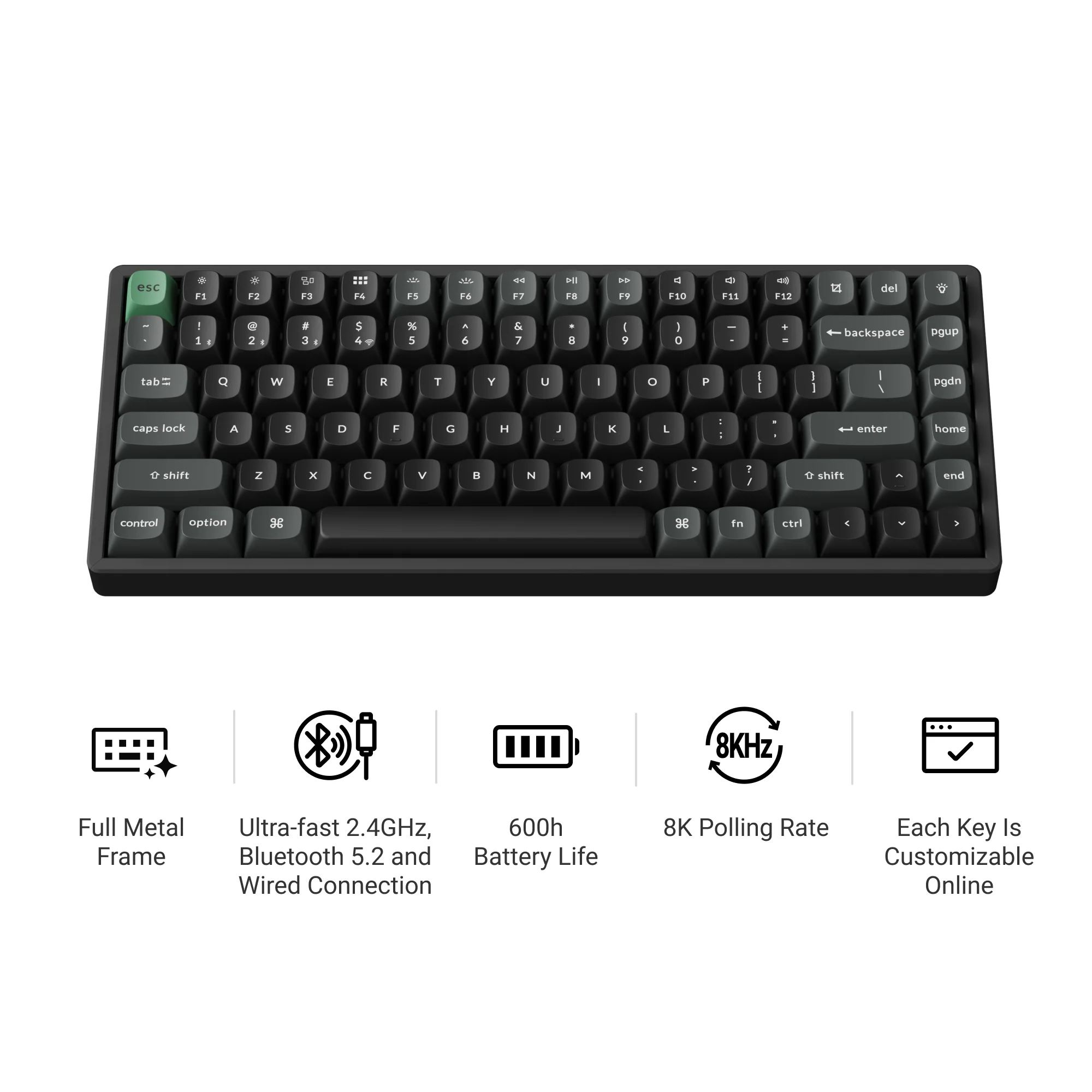 Keychron K2 Ultra 8K 75% Wireless Keyboard - Image 2