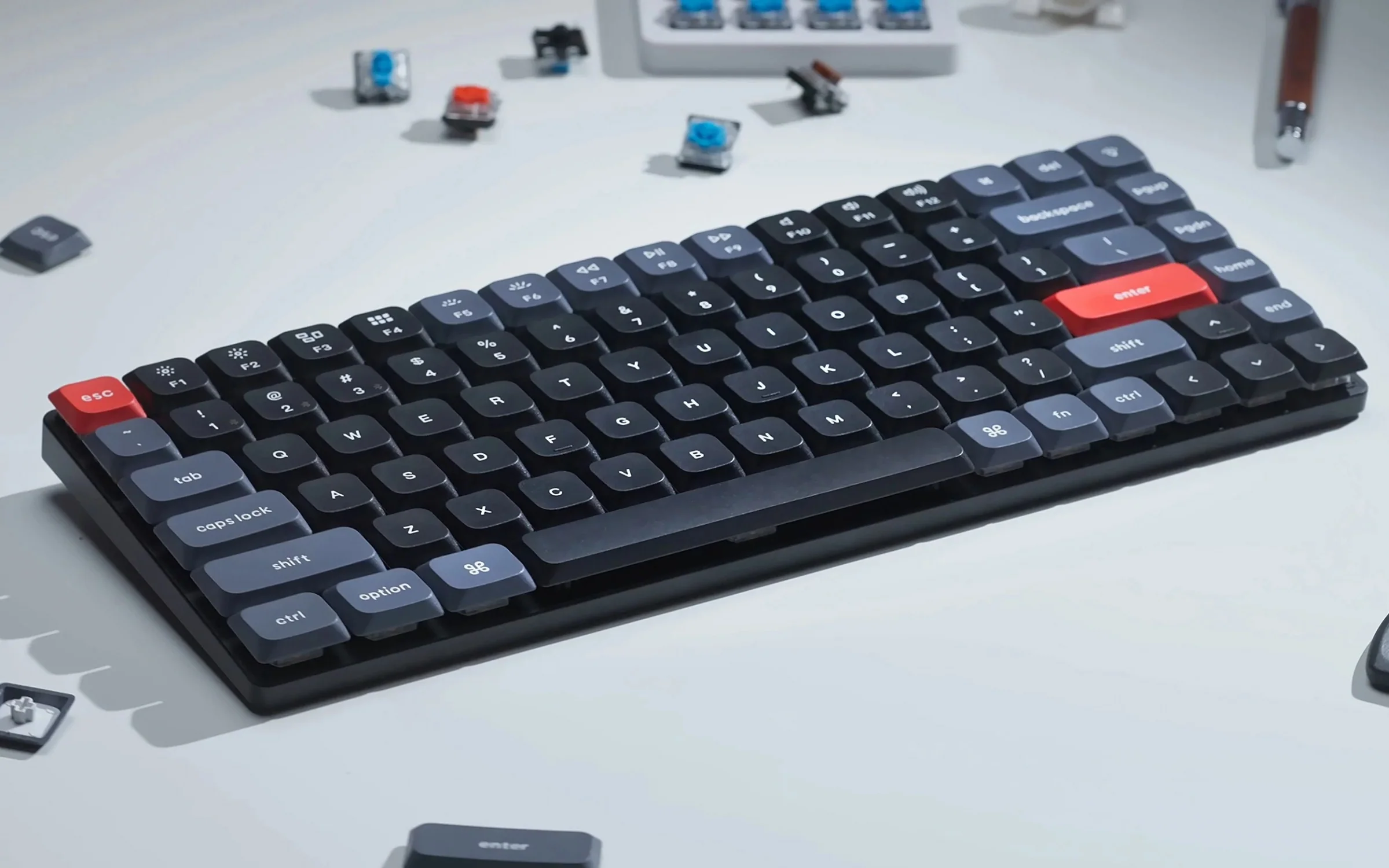 Keychron K3 Pro 75% Hotswap Bluetooth RGB Double Shot PBT Win + Mac Mechanical Keyboard - Image 3