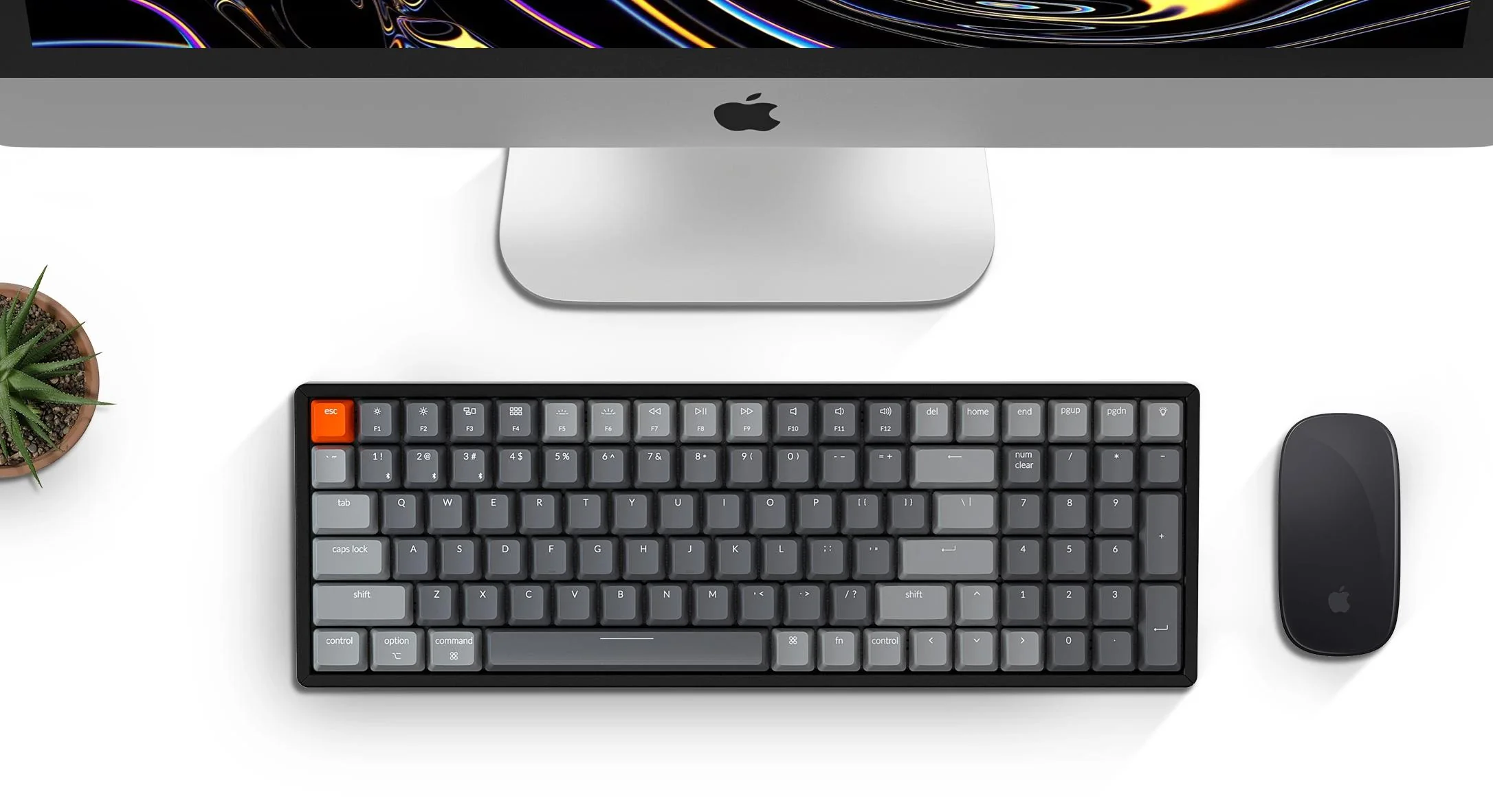 Keychron K4 V2 Hotswap Bluetooth 5.1 RGB Win + Mac Laser Etched ABS Mechanical Keyboard - Image 2