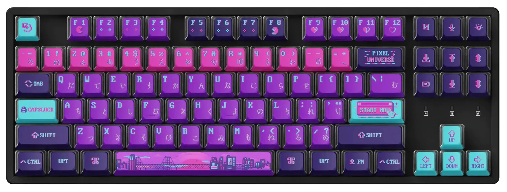 Keychron Pixel Universe 137 Key OEM Profile Dye Sub PBT Keycap Set - Image 6