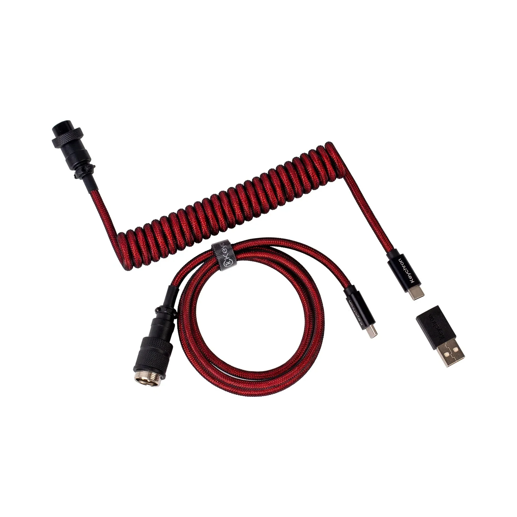 Keychron Premium Coiled Aviator Cable Straight Connection - Image 7