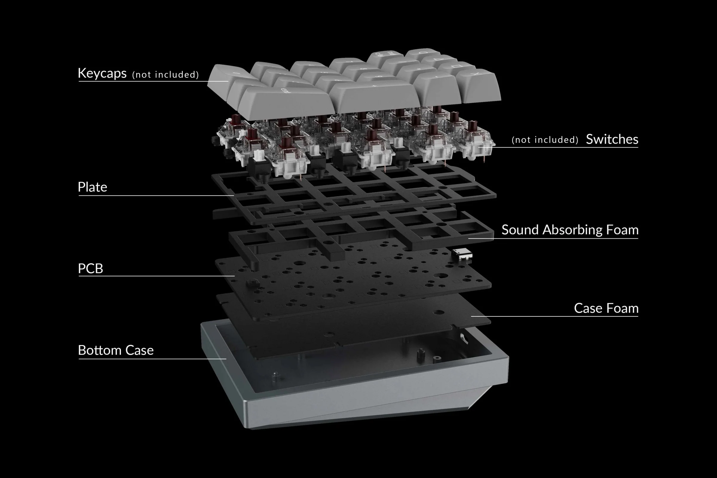 Keychron Q0 Aluminum Numpad Hotswap RGB Mechanical Keyboard - Image 2