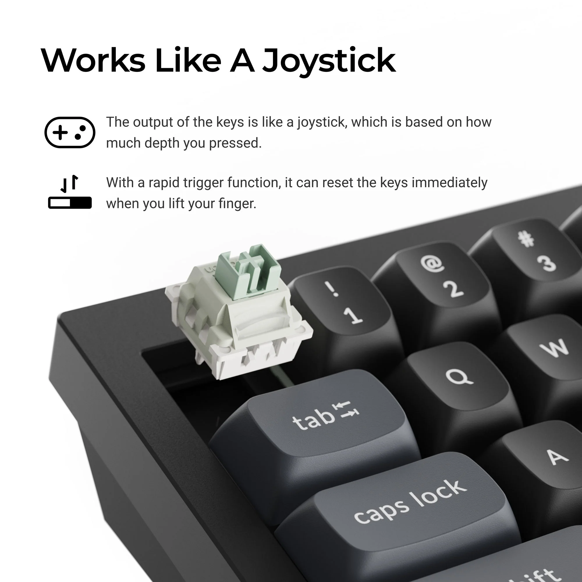 Keychron Q2 HE TMR 8K Aluminum 65% Hotswap RGB Keyboard - Image 7