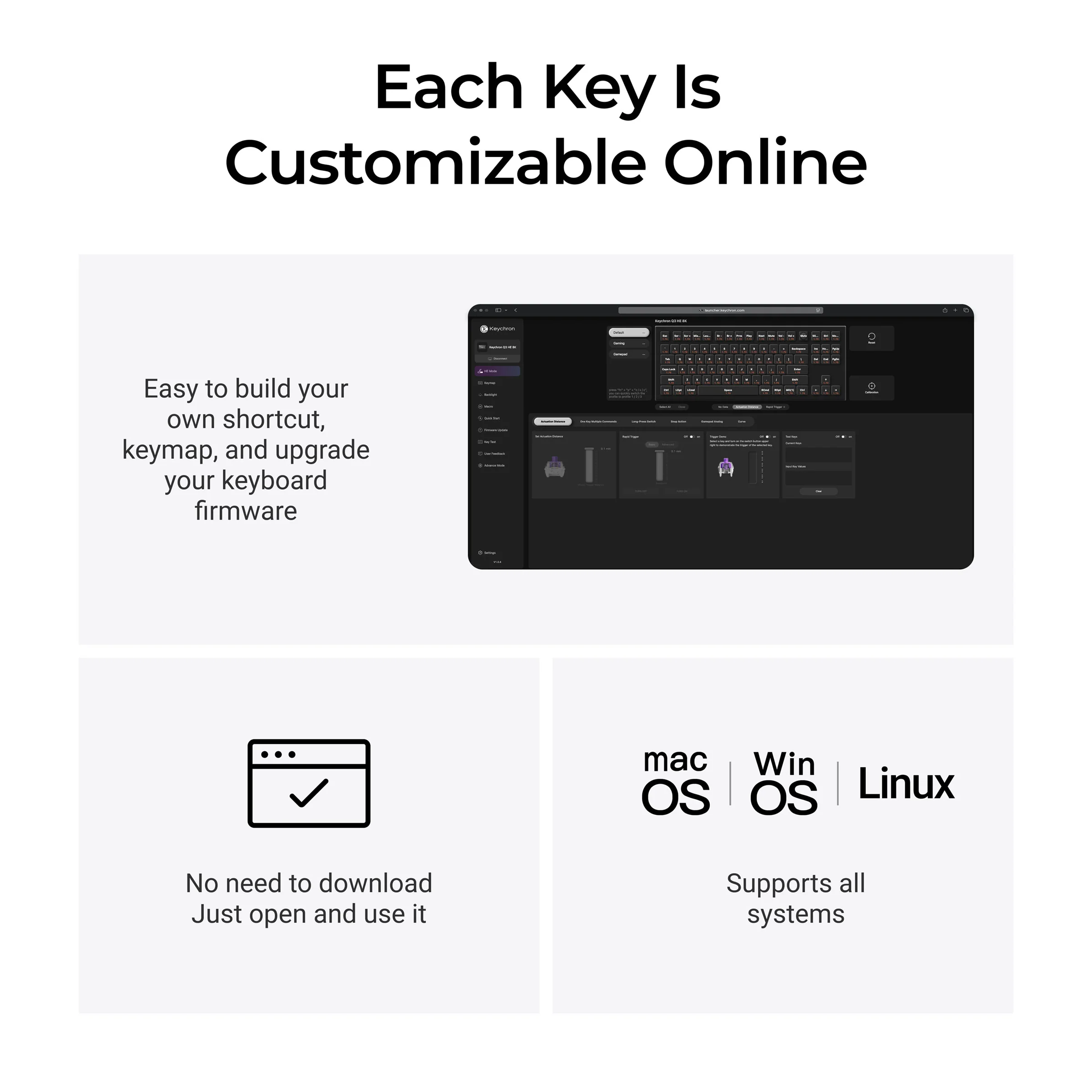 Keychron Q3 HE TMR 8K Aluminum TKL Hotswap RGB Keyboard - Image 5