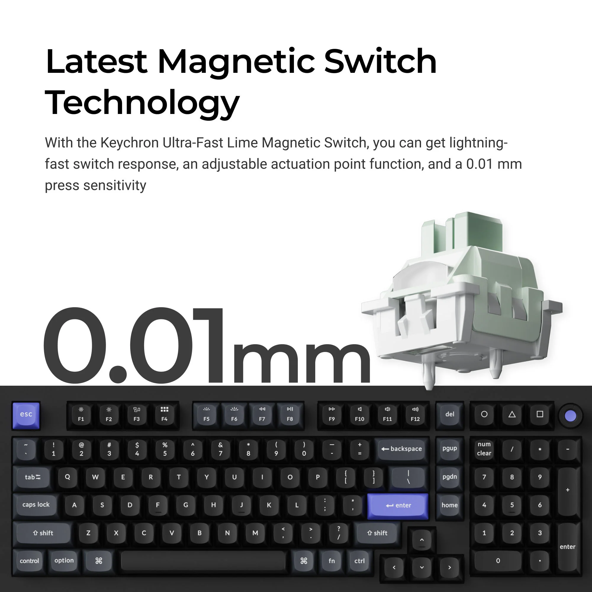 Keychron Q5 HE TMR 8K Aluminum 96% Keyboard - Image 5