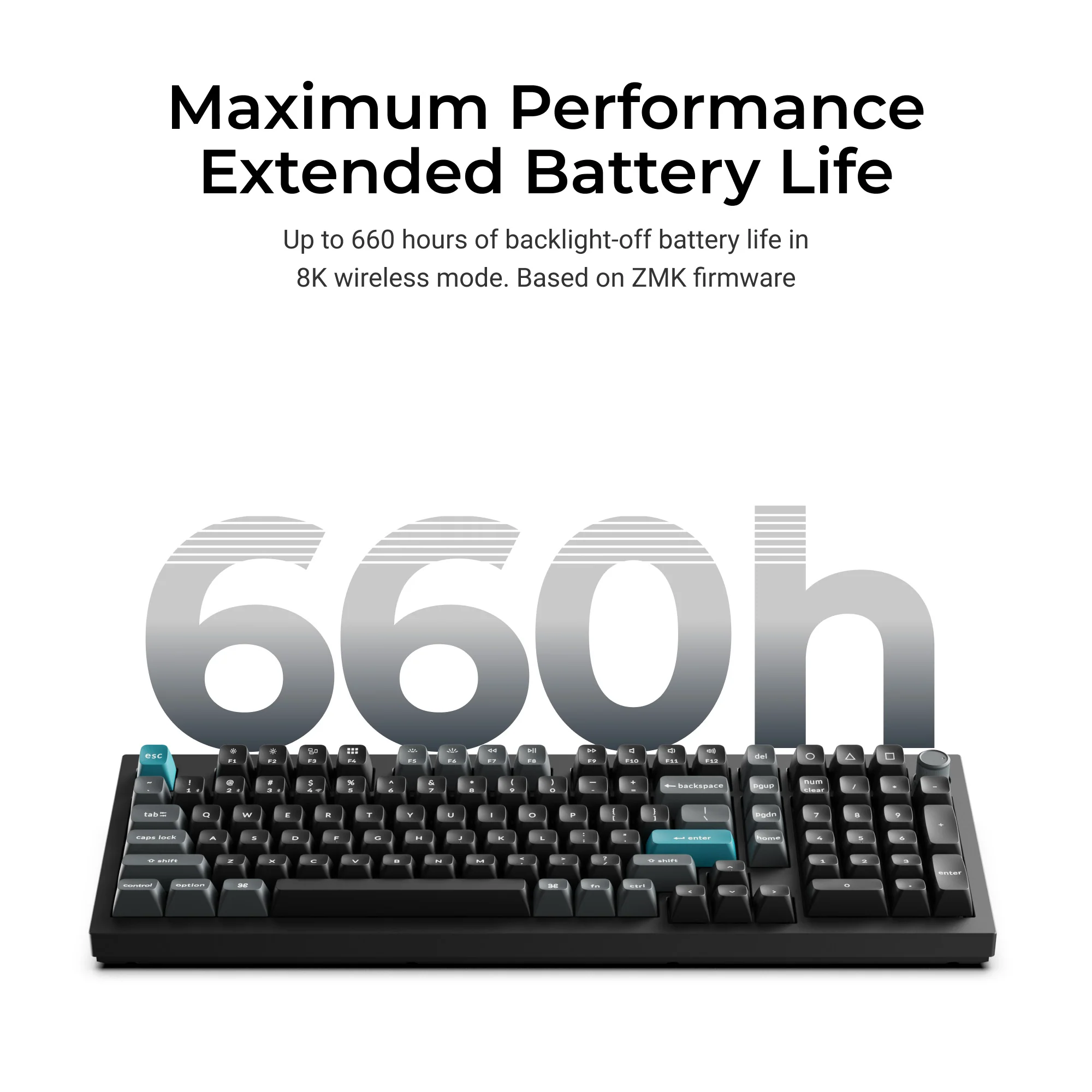 Keychron Q5 Ultra 8K Aluminum 96% Wireless Keyboard - Image 5