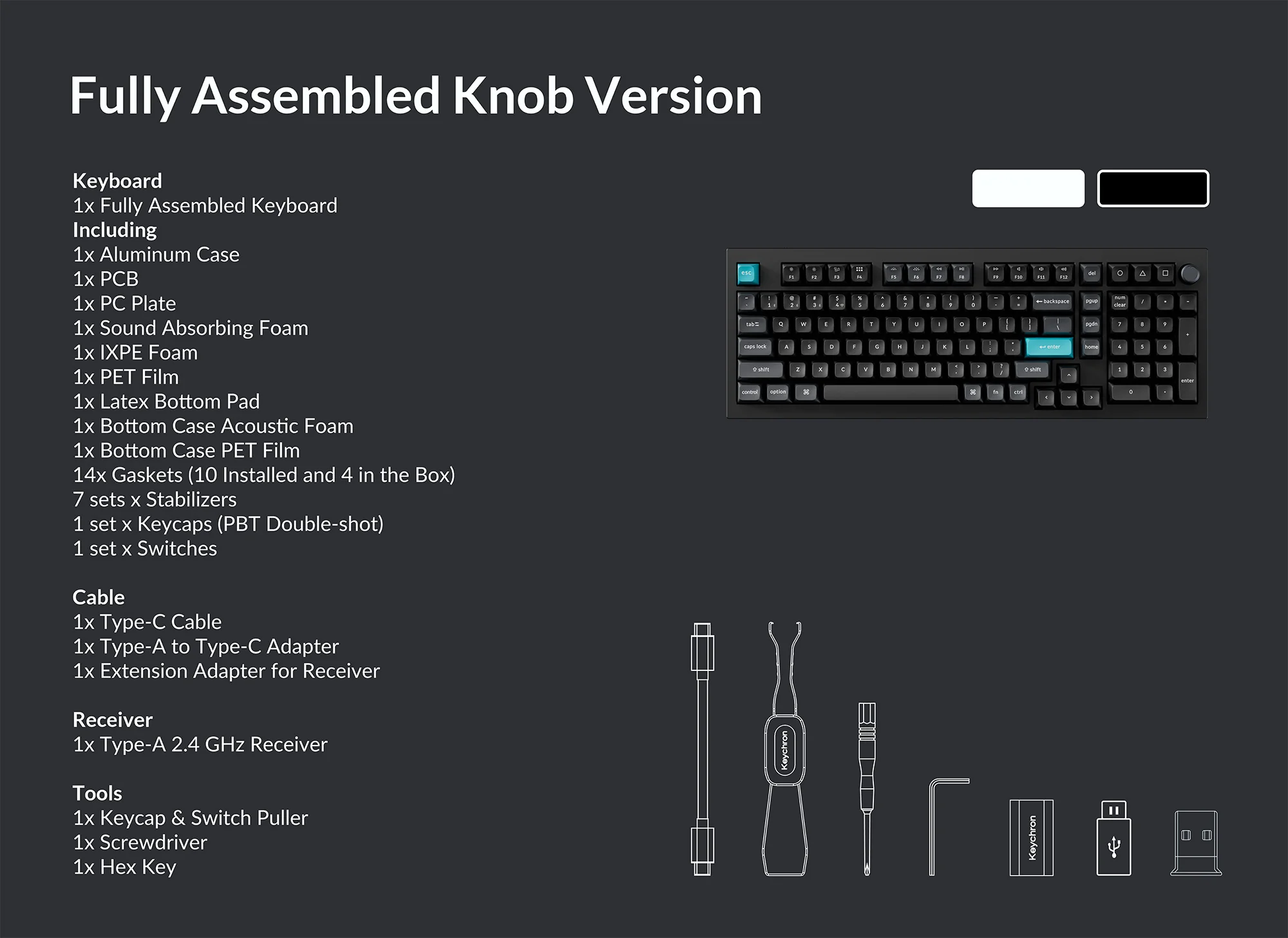 Keychron Q5 Ultra 8K Aluminum 96% Wireless Keyboard - Image 8