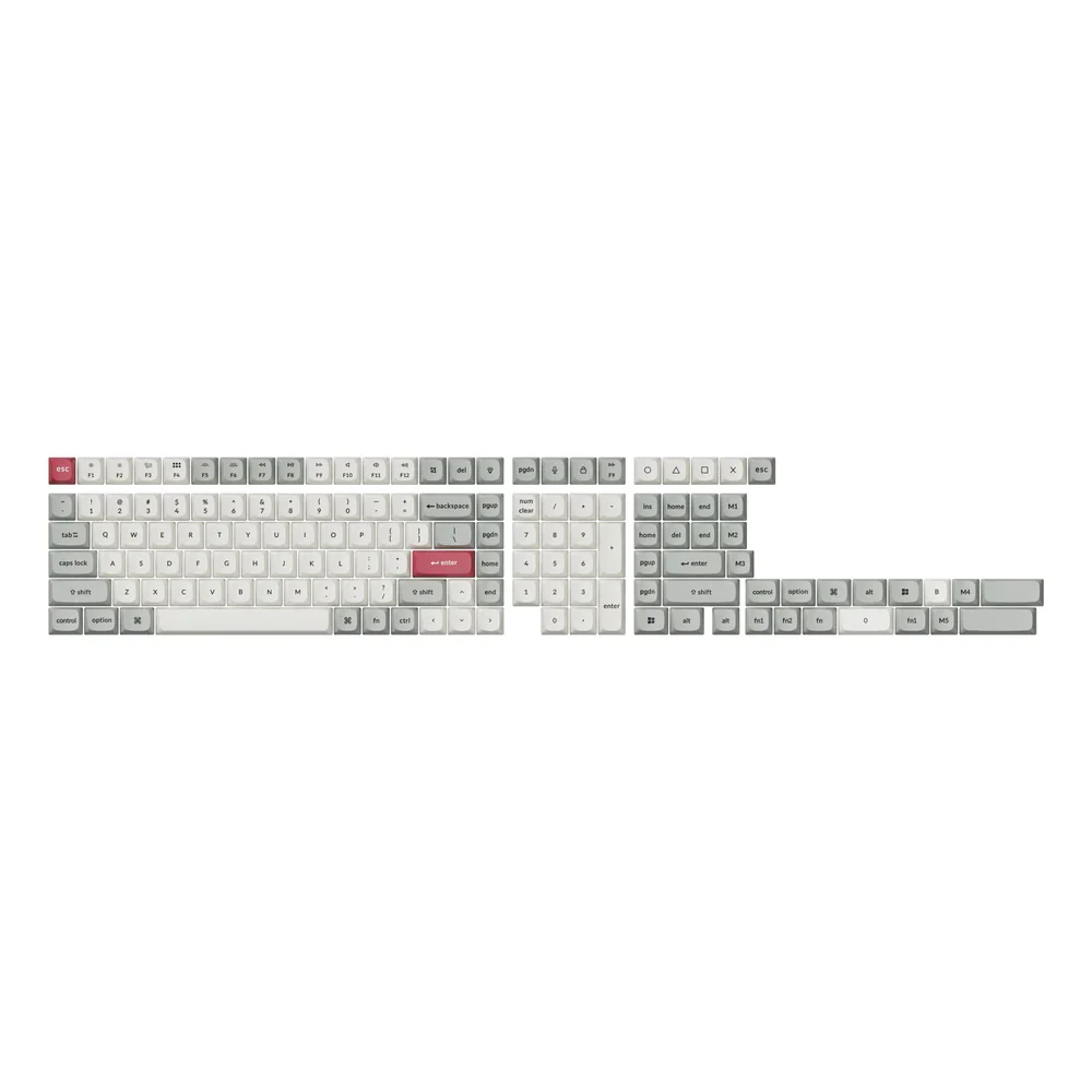 Keychron Retro 141 Key OSA Profile Double Shot PBT Keycap Set