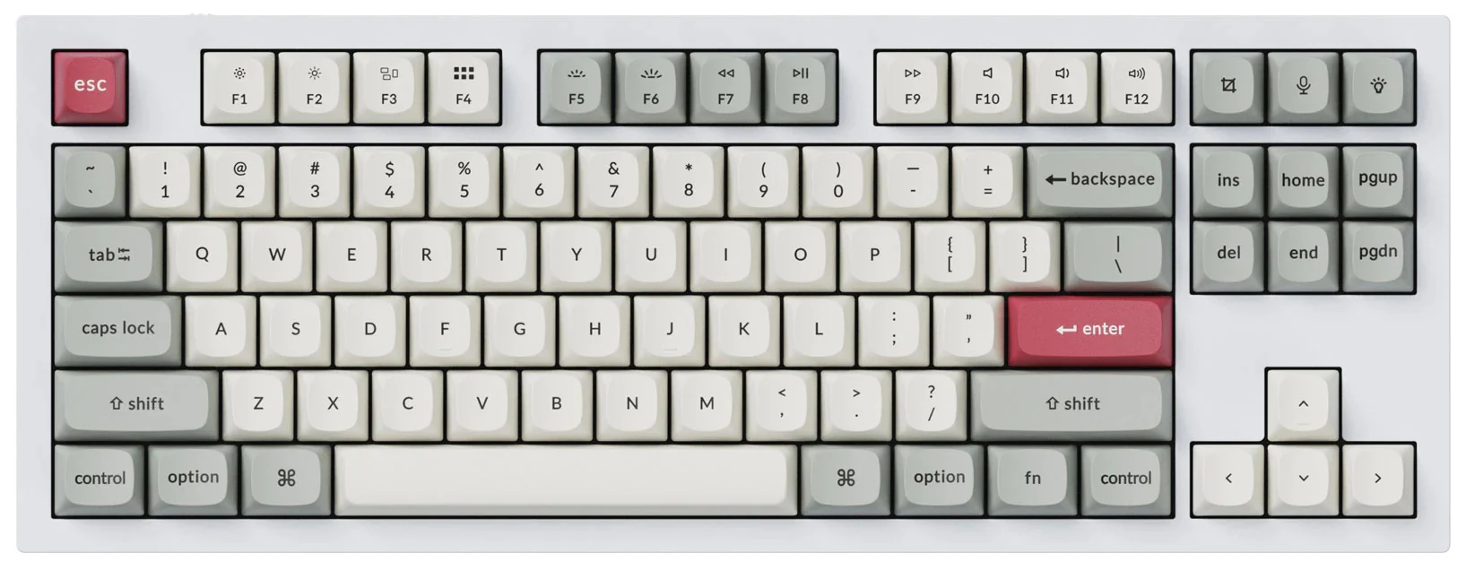 Keychron Retro 141 Key OSA Profile Double Shot PBT Keycap Set - Image 5