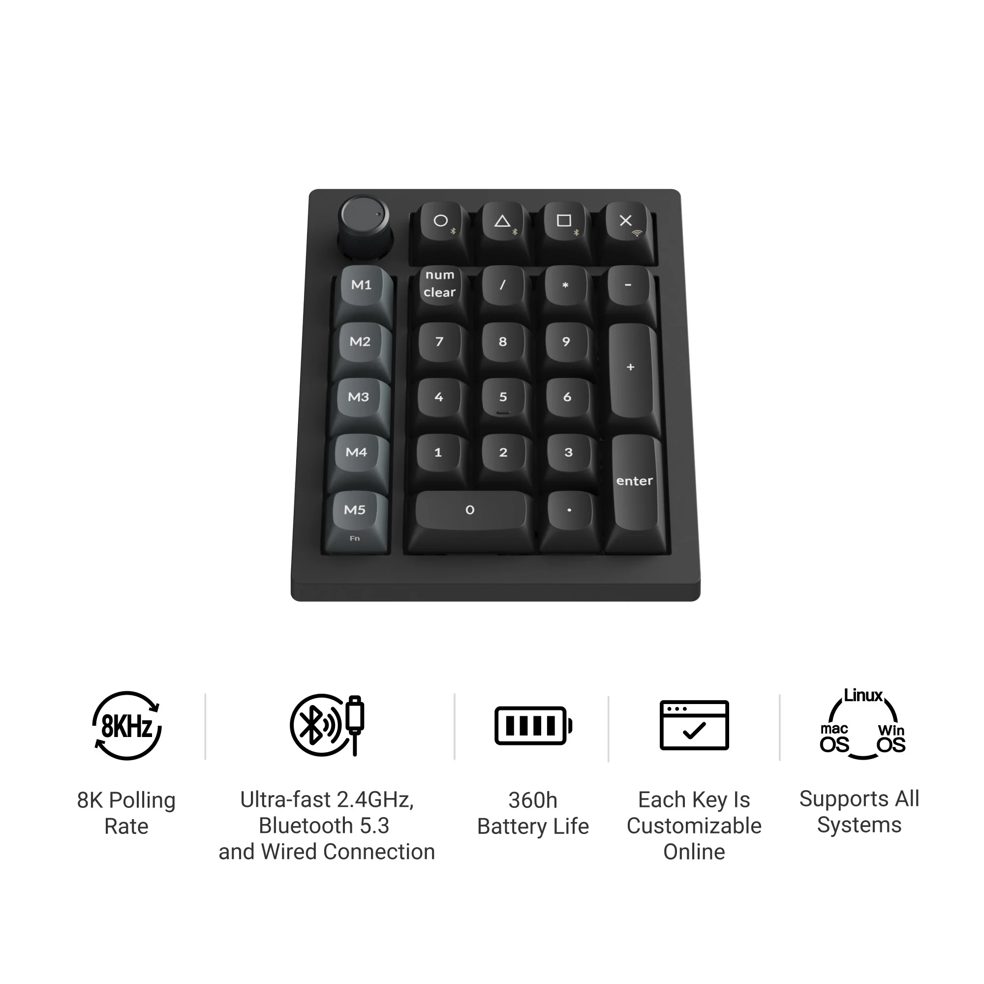 Keychron V0 Ultra 8K Numpad Keyboard - Image 5