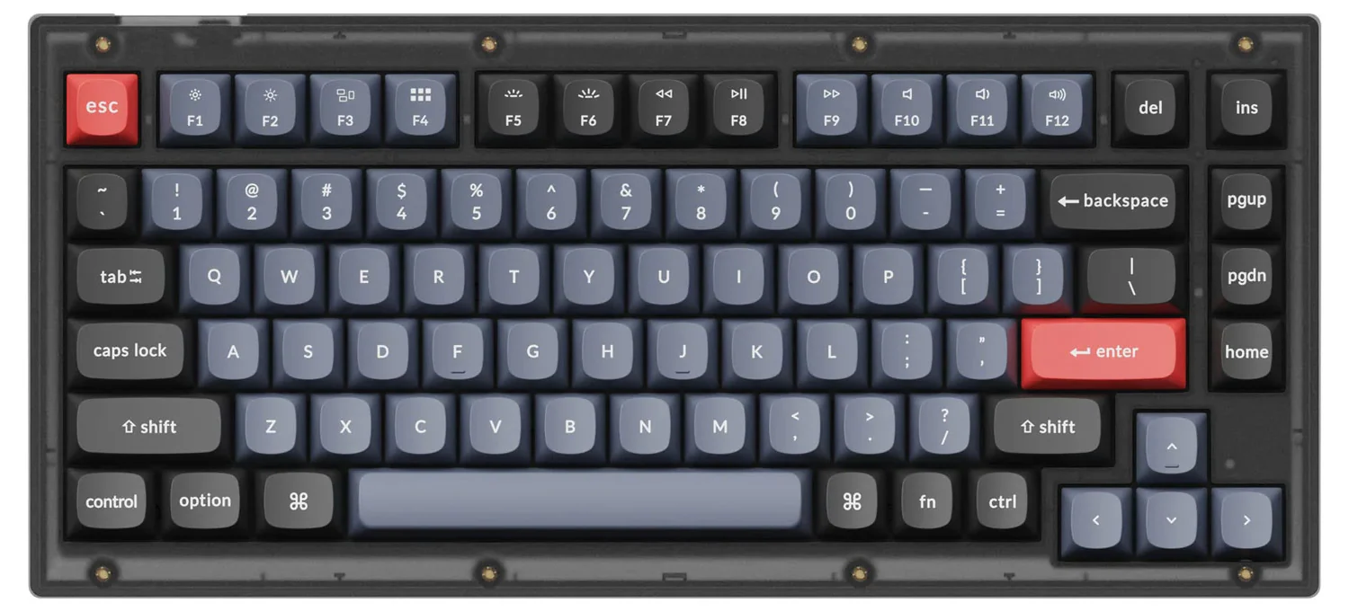 Keychron V1 75% Hotswap RGB Win + Mac Mechanical Keyboard - Image 2