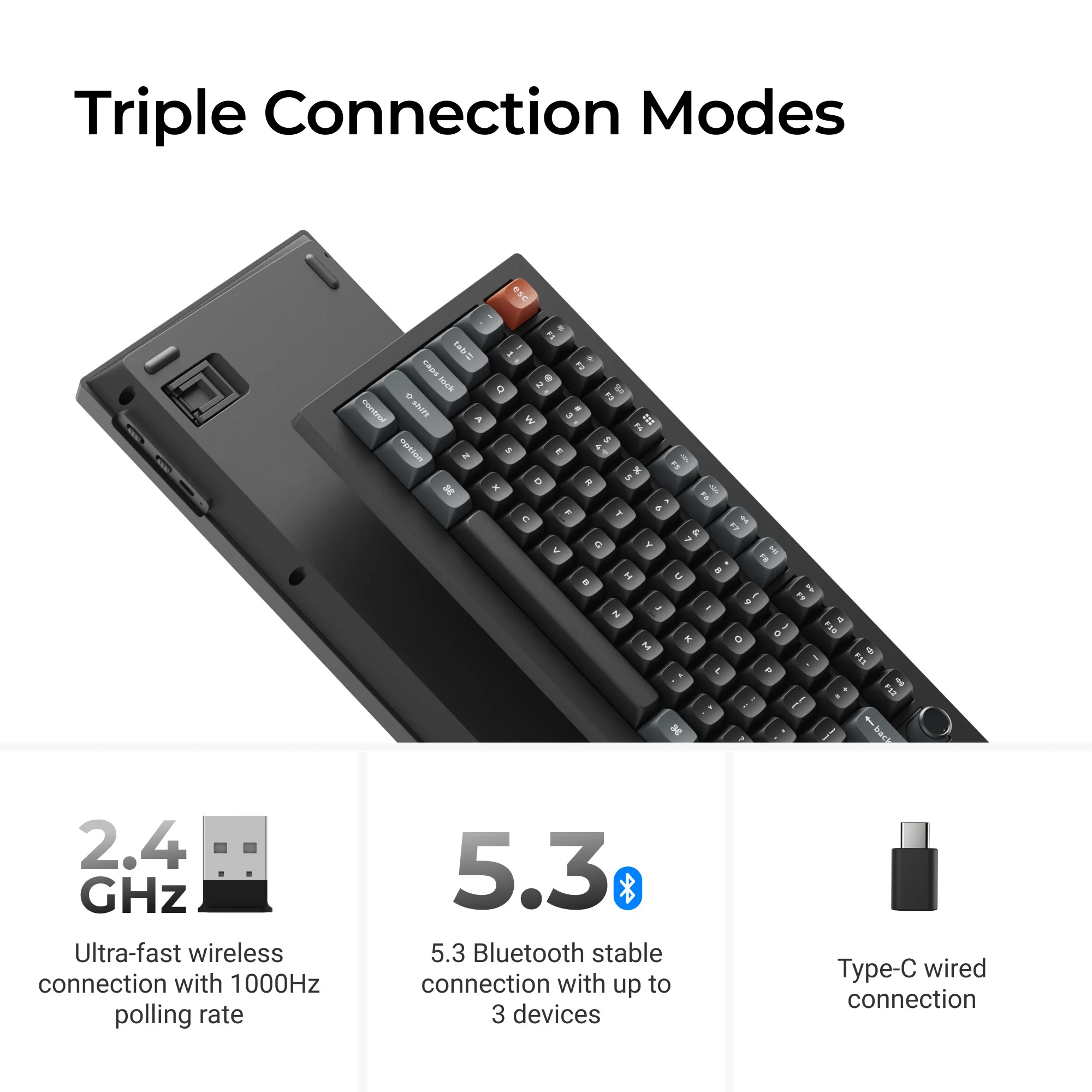 Keychron V3 Ultra 8K TKL Wireless Keyboard - Image 3