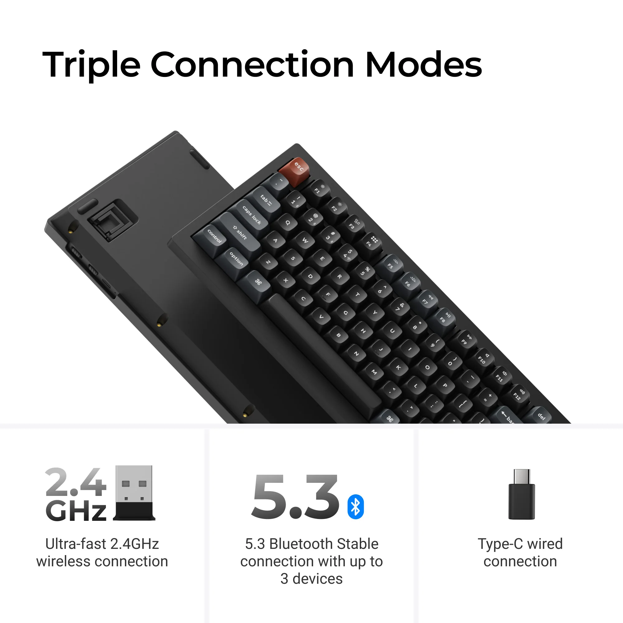 Keychron V5 Ultra 8K 96% Wireless Keyboard - Image 3