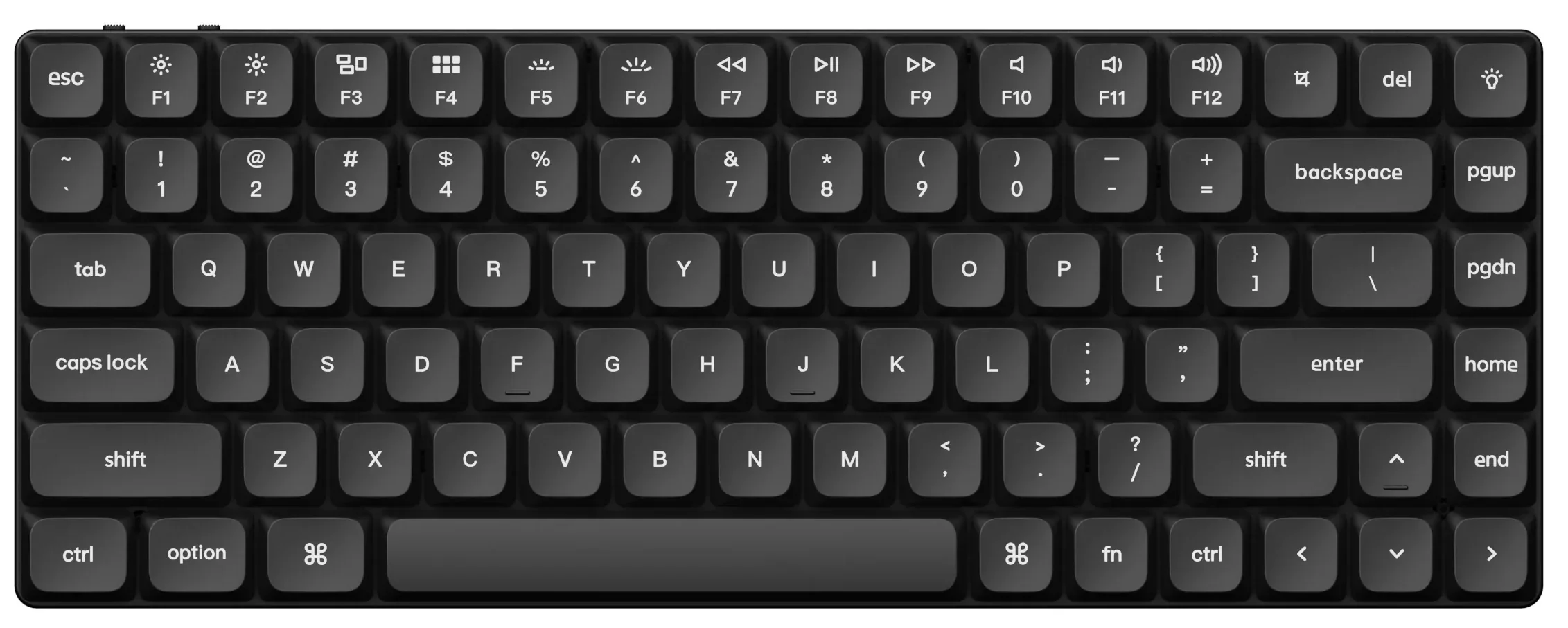 Keychron White on Black 118 Key LSA Profile Double Shot PBT Keycap Set - Image 10