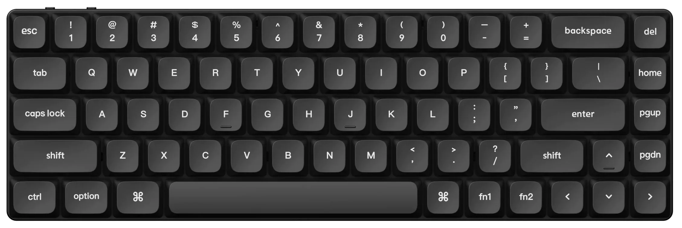 Keychron White on Black 118 Key LSA Profile Double Shot PBT Keycap Set - Image 12