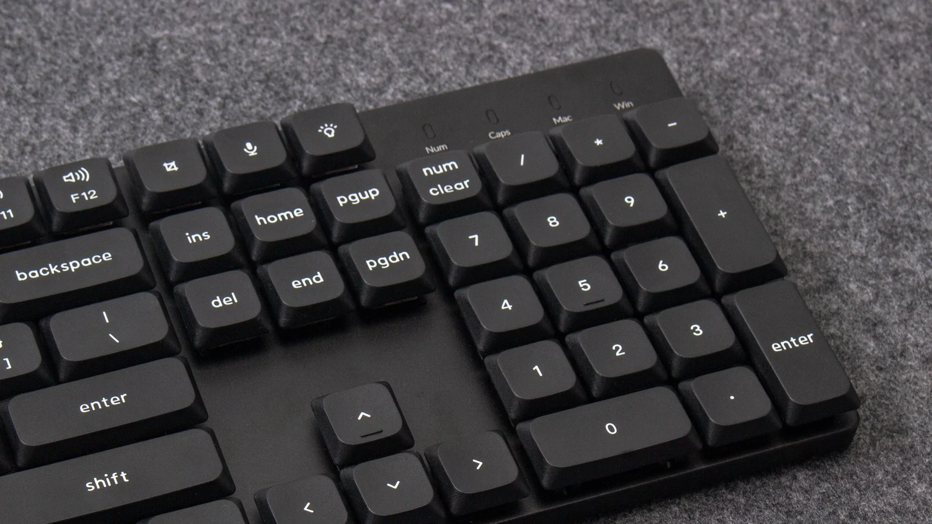Keychron White on Black 118 Key LSA Profile Double Shot PBT Keycap Set - Image 5