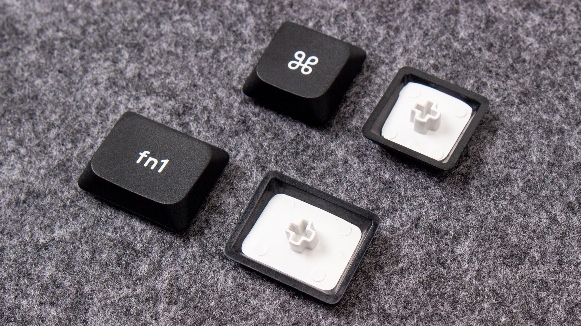 Keychron White on Black 118 Key LSA Profile Double Shot PBT Keycap Set - Image 6