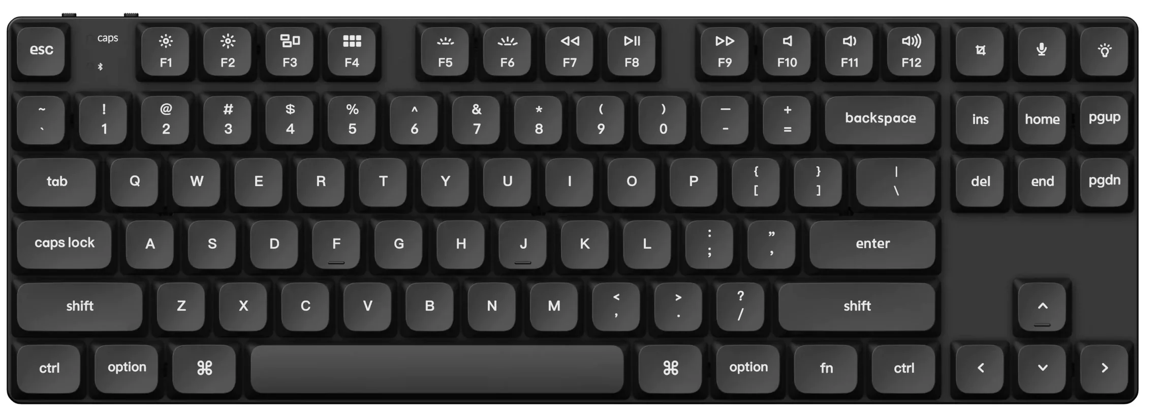 Keychron White on Black 118 Key LSA Profile Double Shot PBT Keycap Set - Image 9