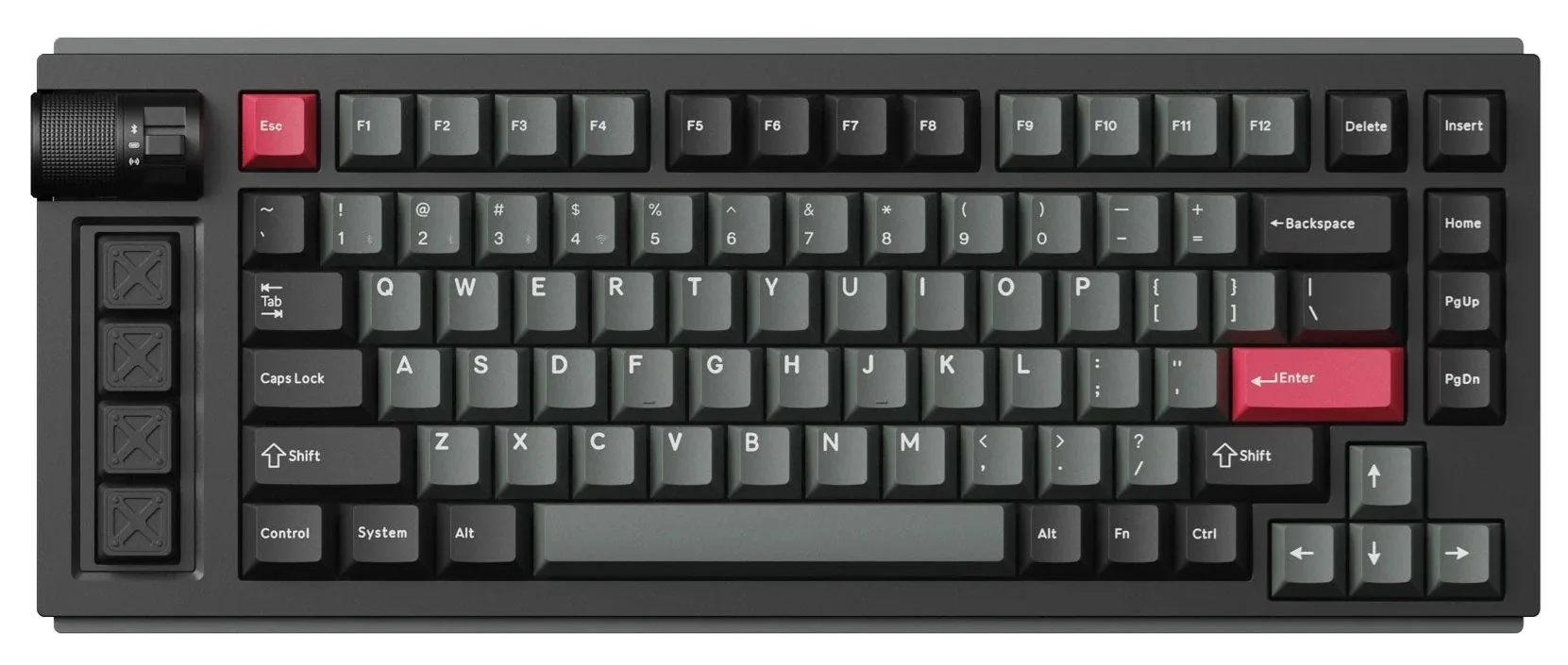 Lemokey L1 Aluminum 75% Hotswap Bluetooth and 2.4GHz Wireless RGB Win + Mac Mechanical Keyboard