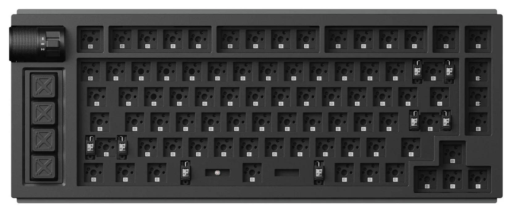 Lemokey L1 Aluminum 75% Hotswap Bluetooth and 2.4GHz Wireless RGB Win + Mac Mechanical Keyboard - Image 14