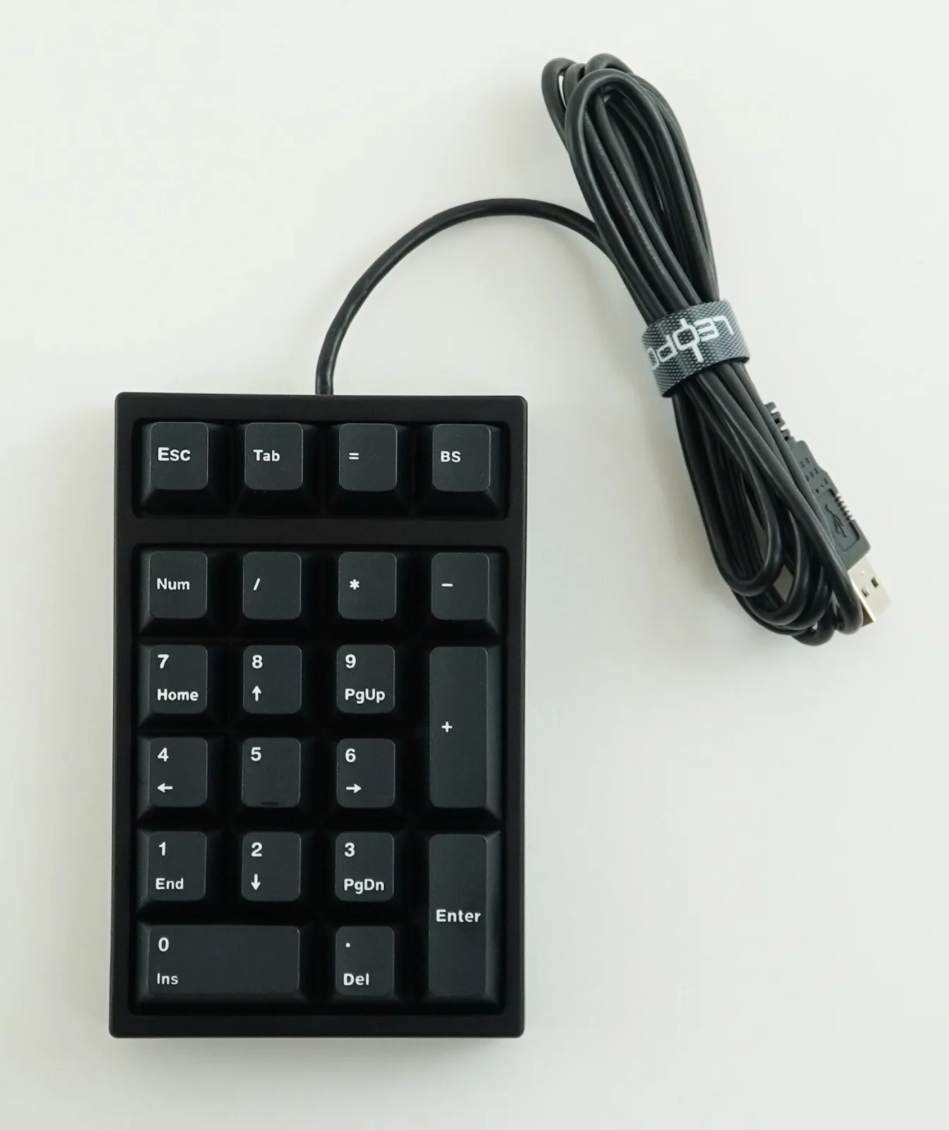 Leopold FC210TP Black Case Numpad Double Shot PBT Mechanical Keyboard - Image 4