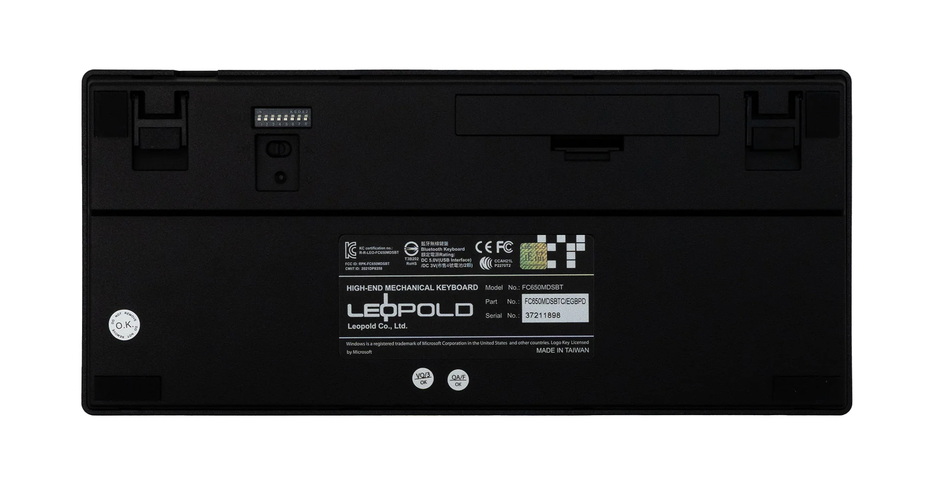 Leopold FC650MDS Blue/Grey PD 65% Double Shot PBT Mechanical Keyboard - Image 5