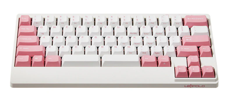 Leopold FC650MDS White/Pink PD 65% Double Shot PBT Mechanical Keyboard - Image 3