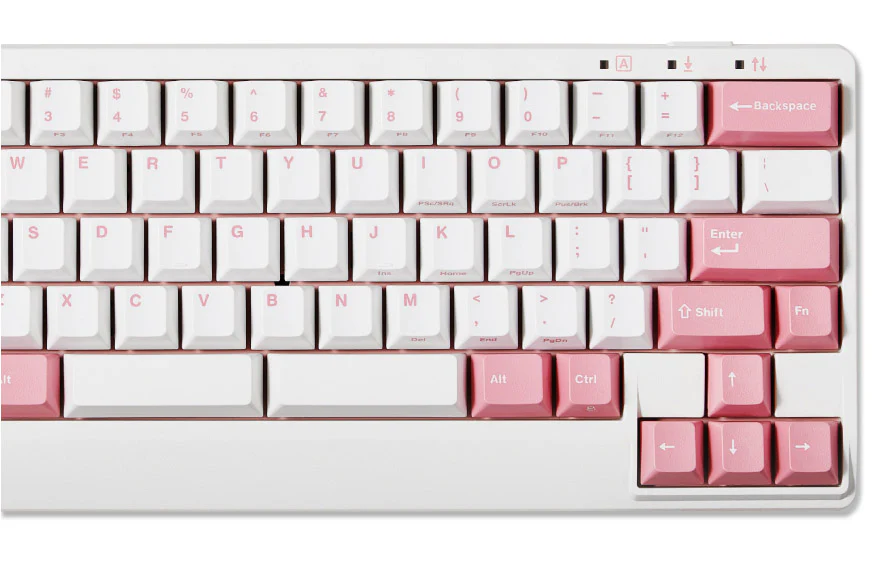 Leopold FC650MDS White/Pink PD 65% Double Shot PBT Mechanical Keyboard - Image 4