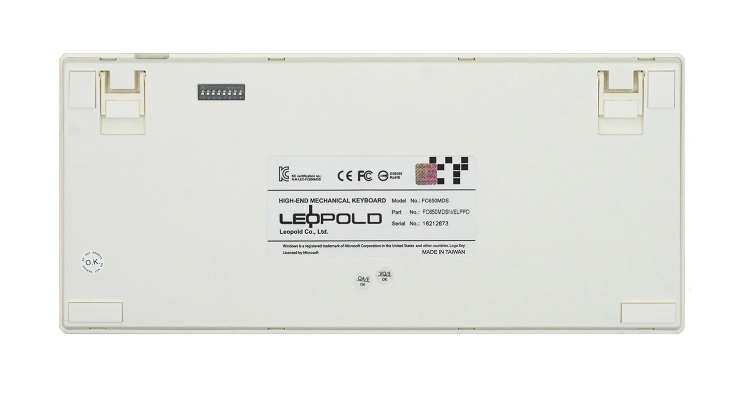 Leopold FC650MDS White/Pink PD 65% Double Shot PBT Mechanical Keyboard - Image 7