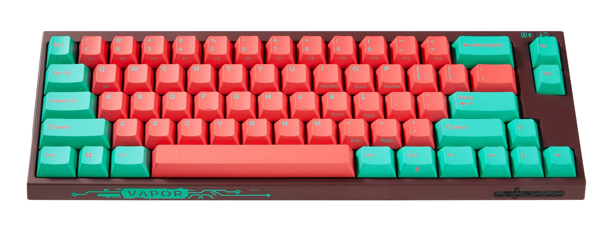 Leopold x MK FC660MBT Vapor 65% Bluetooth Double Shot PBT Mechanical Keyboard - Image 4