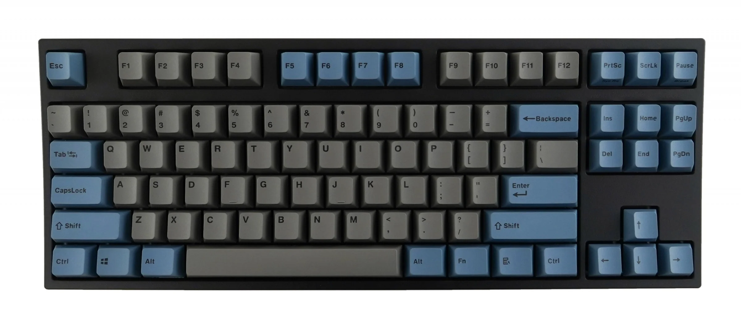 Leopold FC750R OE Blue/Grey TKL Double Shot PBT Mechanical Keyboard