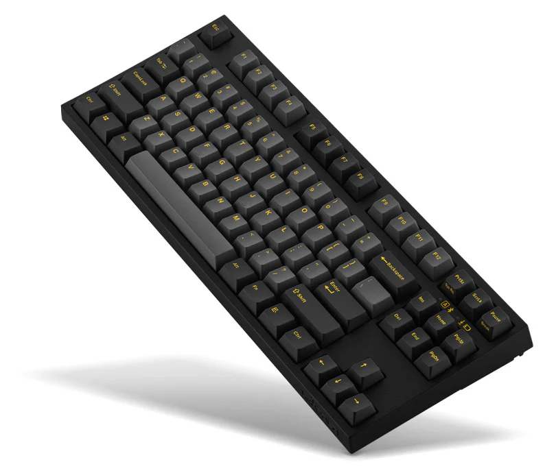Leopold FC750RBT Ash Yellow TKL Bluetooth PD Double Shot PBT Mechanical Keyboard - Image 3