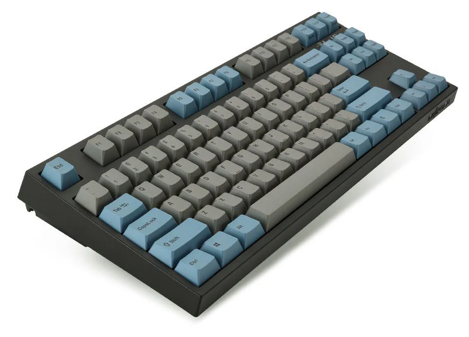 Leopold FC750RBT Bluetooth Grey/Blue PD TKL Double Shot PBT Mechanical Keyboard - Image 3