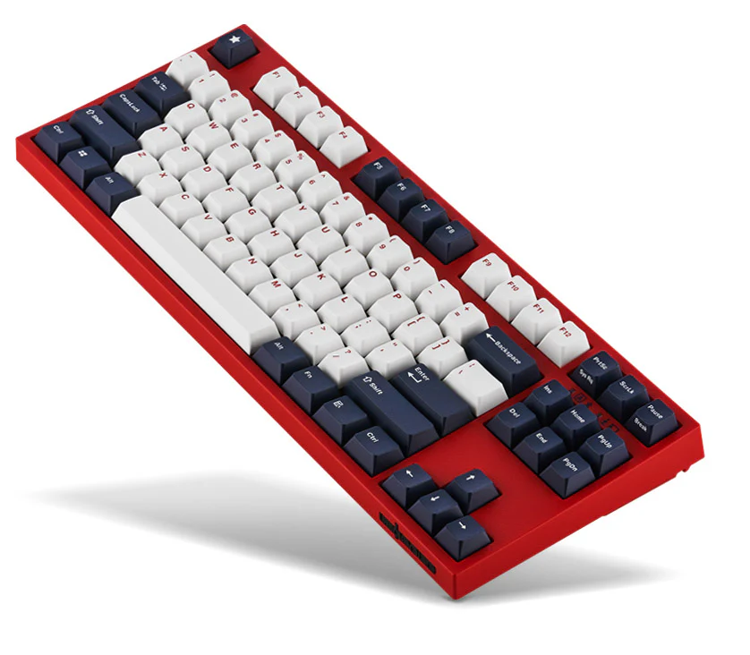 Leopold FC750RBT White Blue Star TKL Bluetooth PD Double Shot PBT Mechanical Keyboard - Image 3