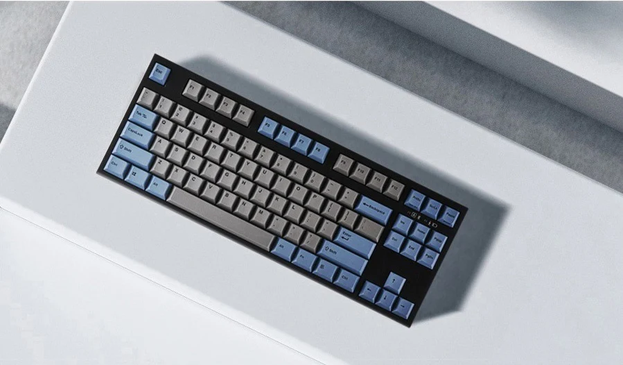 Leopold FC750RBT V2 Blue / Grey TKL Bluetooth Mechanical Keyboard - Image 5