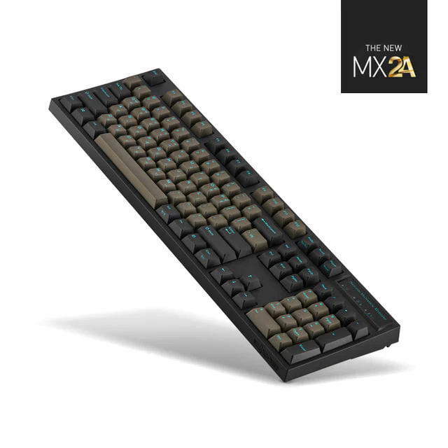 Leopold FC900RBT V2 Graphite Blue Wireless Keyboard - Image 3